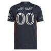 San Diego FC adidas 2025 State of Flow On-Field Authentic Custom Jersey - Navy - Detail View