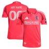 St. Louis CITY SC adidas 2025 Forever CITY Red On-Field Authentic Custom Jersey - Red - Front View
