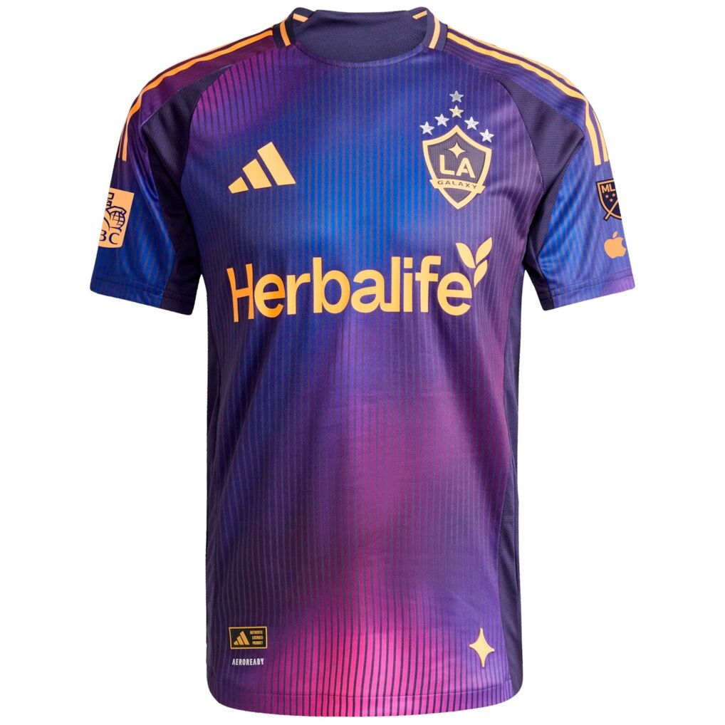 LA Galaxy adidas 2025 RIZON On-Field Authentic Patch Jersey