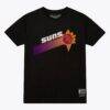 Phoenix Suns Mitchell & Ness Unisex Hardwood Classics Arch T-Shirt - Black - Side View