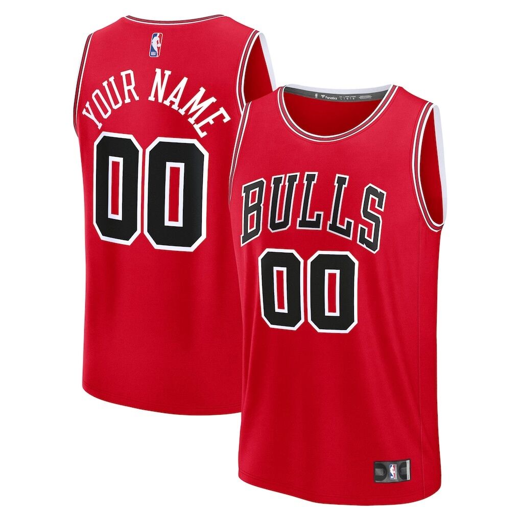 Chicago Bulls Fanatics Fast Break Custom Jersey – Icon Edition