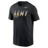 Army Black Knights Nike 2026 Sideline Wordmark Legend Dri-FIT T-Shirt - Black - Side View