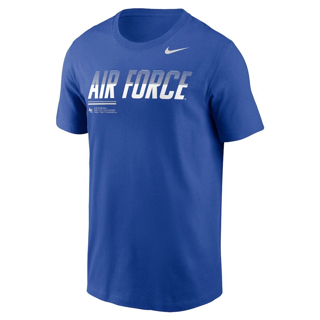 Air Force Falcons Nike 2026 Sideline Wordmark Legend Dri-FIT T-Shirt - Royal