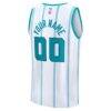 Charlotte Hornets Fashion7 Fast Break Custom Jersey - White - Detail View