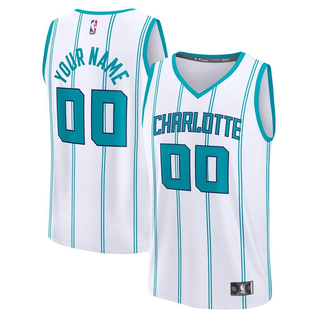 Charlotte Hornets Fashion7 Fast Break Custom Jersey - Icon Edition