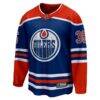 Tristan Jarry Edmonton Oilers Fashion7 Home Premier Breakaway Player Jersey - - Side View