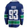 Marco Rossi Vancouver Canucks Fashion7 Home Premier Breakaway Player Jersey - Blue - Detail View
