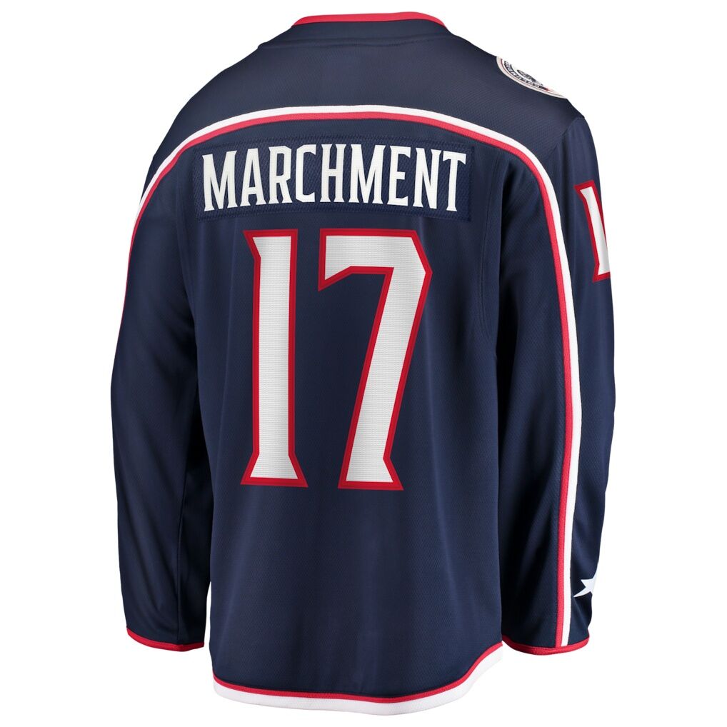 Mason Marchment Columbus Blue Jackets Fashion7 Home Premier Breakaway Player Jersey