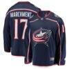 Mason Marchment Columbus Blue Jackets Fashion7 Home Premier Breakaway Player Jersey - Navy - Front View