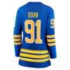 Josh Doan Buffalo Sabres Fanatics Women's Home Breakaway Player Jersey - - Side View