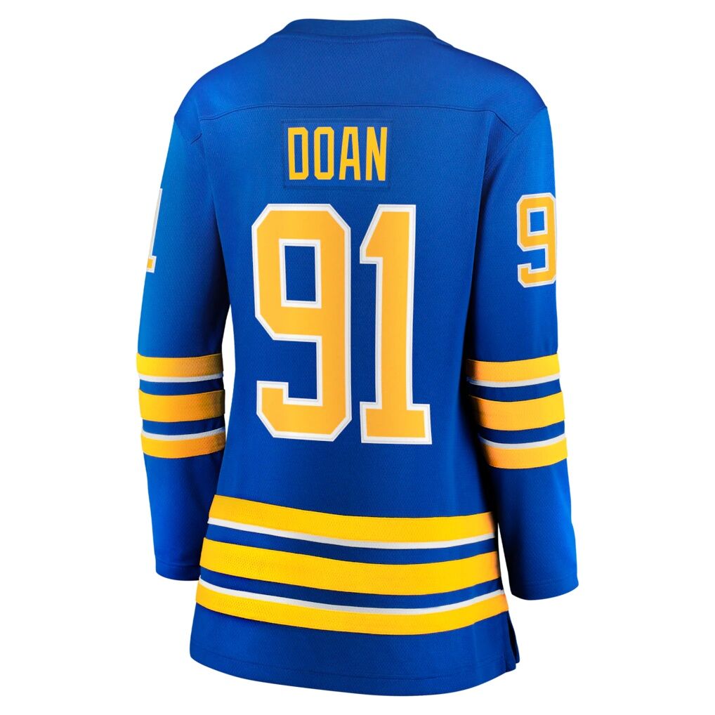 Josh Doan Buffalo Sabres Fanatics Women’s Home Breakaway Player Jersey – Royal