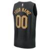 Cleveland Cavaliers Fanatics Youth Fast Break Custom Jersey - Black - Side View