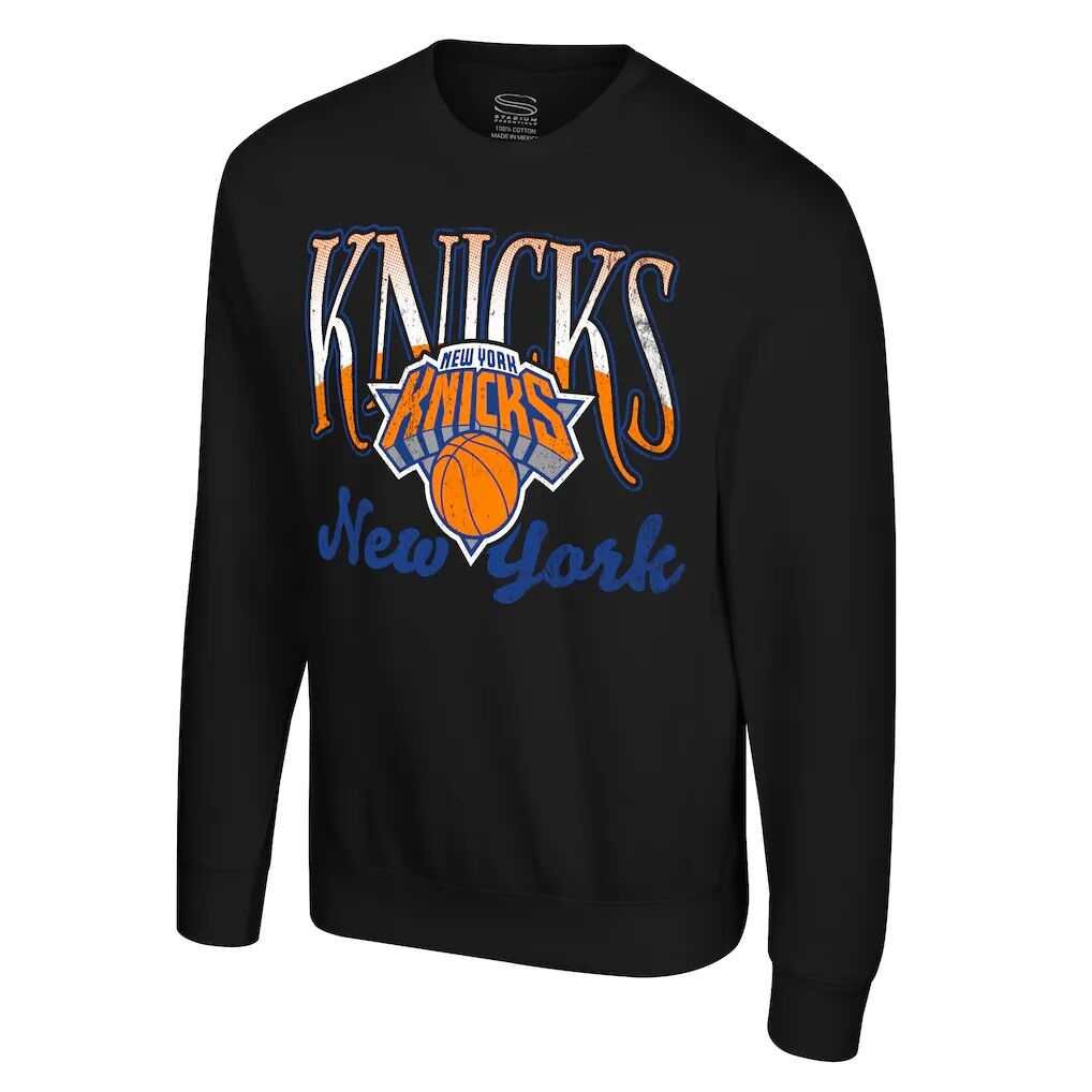 New York Knicks Stadium Essentials Unisex Sky High Fleece Sweatshirt