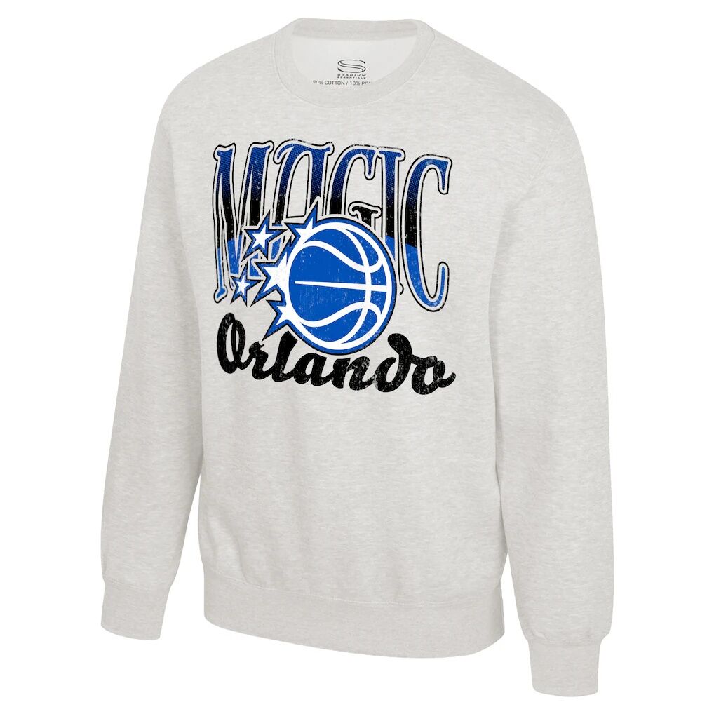 Orlando Magic Stadium Essentials Unisex Sky High Fleece Sweatshirt - Oatmeal