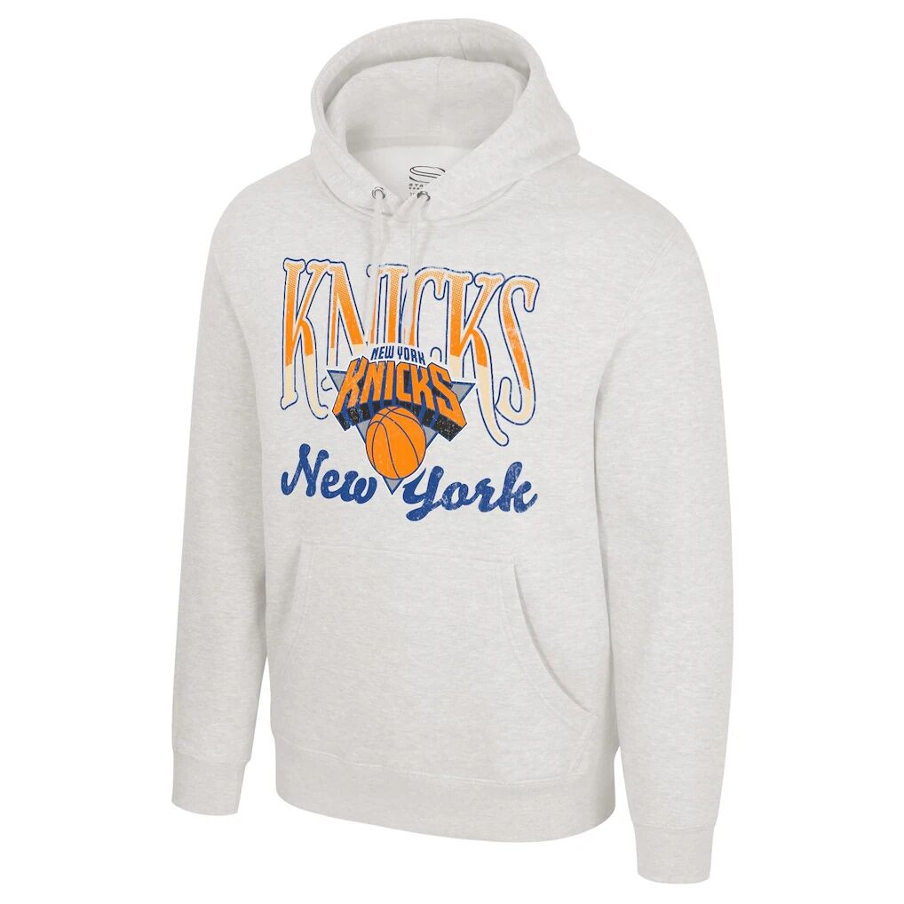 New York Knicks Stadium Essentials Unisex Sky High Hoodie - Oatmeal
