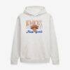 New York Knicks Stadium Essentials Unisex Sky High Hoodie - - Front View