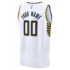 Indiana Pacers Fashion7 Fast Break Custom Jersey - White - Detail View
