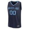 Memphis Grizzlies Fashion7 Youth Fast Break Custom Jersey - Navy - Side View