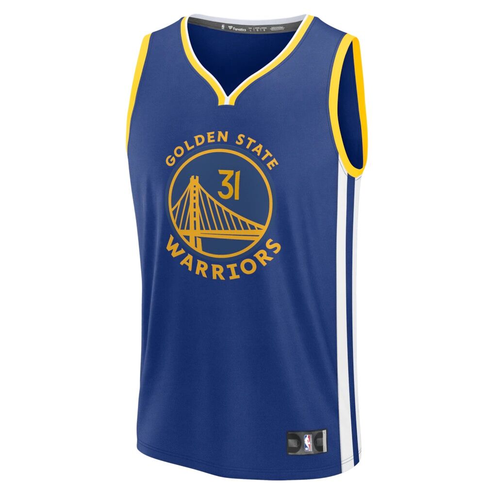 Seth Curry Golden State Warriors Fashion7 Fast Break Replica Jersey – Blue – Icon Edition