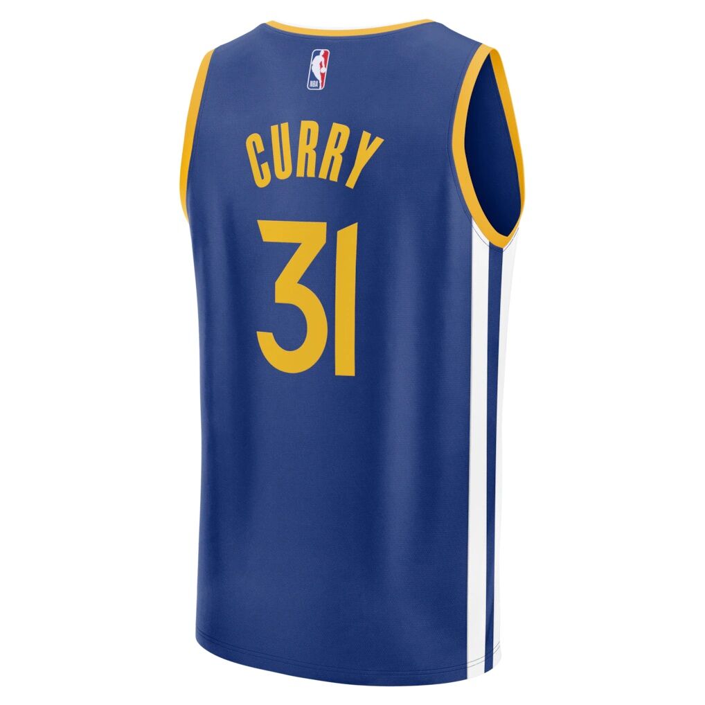 Seth Curry Golden State Warriors Fashion7 Fast Break Replica Jersey - Blue - Icon Edition