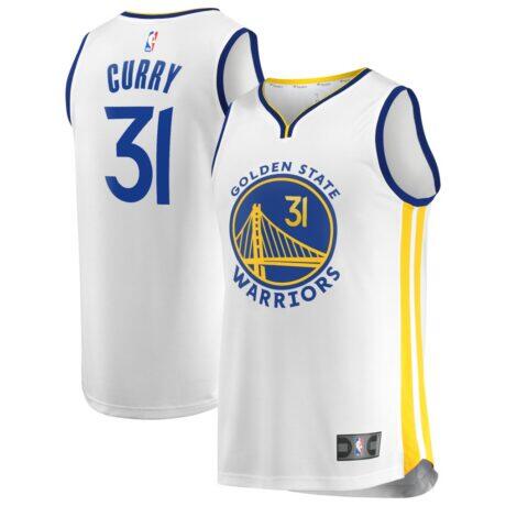 Seth Curry Golden State Warriors Fashion7 Fast Break Replica Player Jersey - White - Front View