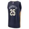 Trey Murphy III New Orleans Pelicans Fashion7 Fast Break Replica Jersey - Navy - - Detail View