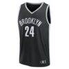 Cam Thomas Brooklyn Nets Fashion7 Fast Break Replica Jersey - Black - - Side View