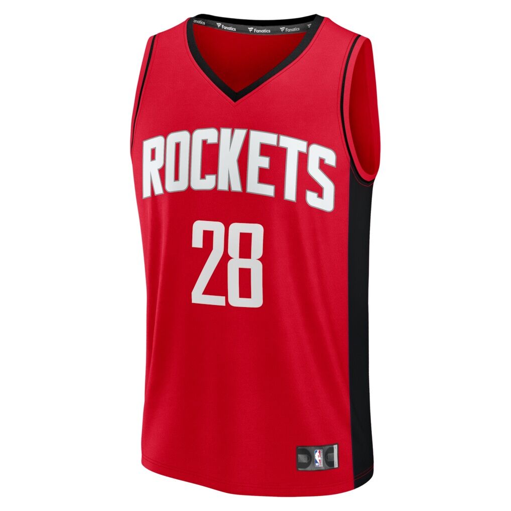 Alperen Şengün Houston Rockets Fashion7 Fast Break Replica Jersey – Red – Icon Edition