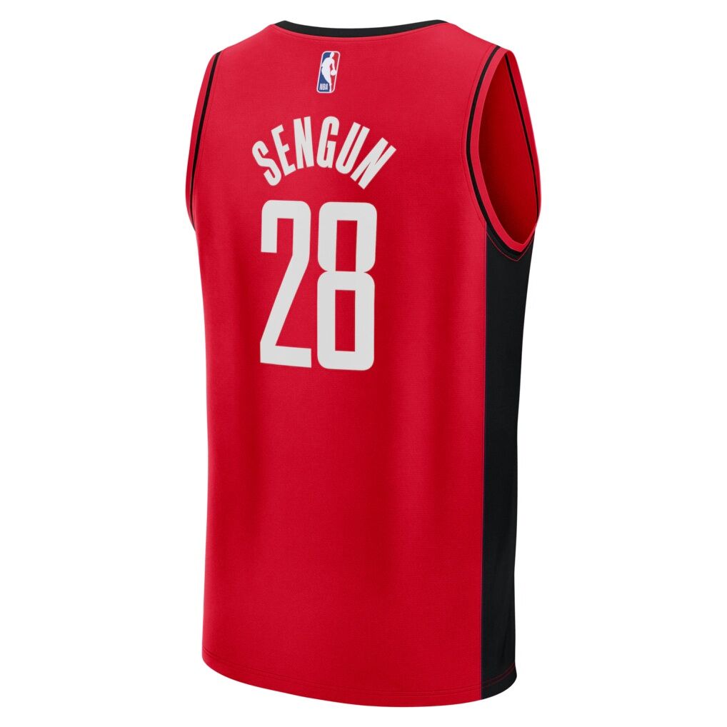Alperen Şengün Houston Rockets Fashion7 Fast Break Replica Jersey - Red - Icon Edition