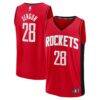 Alperen Şengün Houston Rockets Fashion7 Fast Break Replica Jersey - Red - - Front View