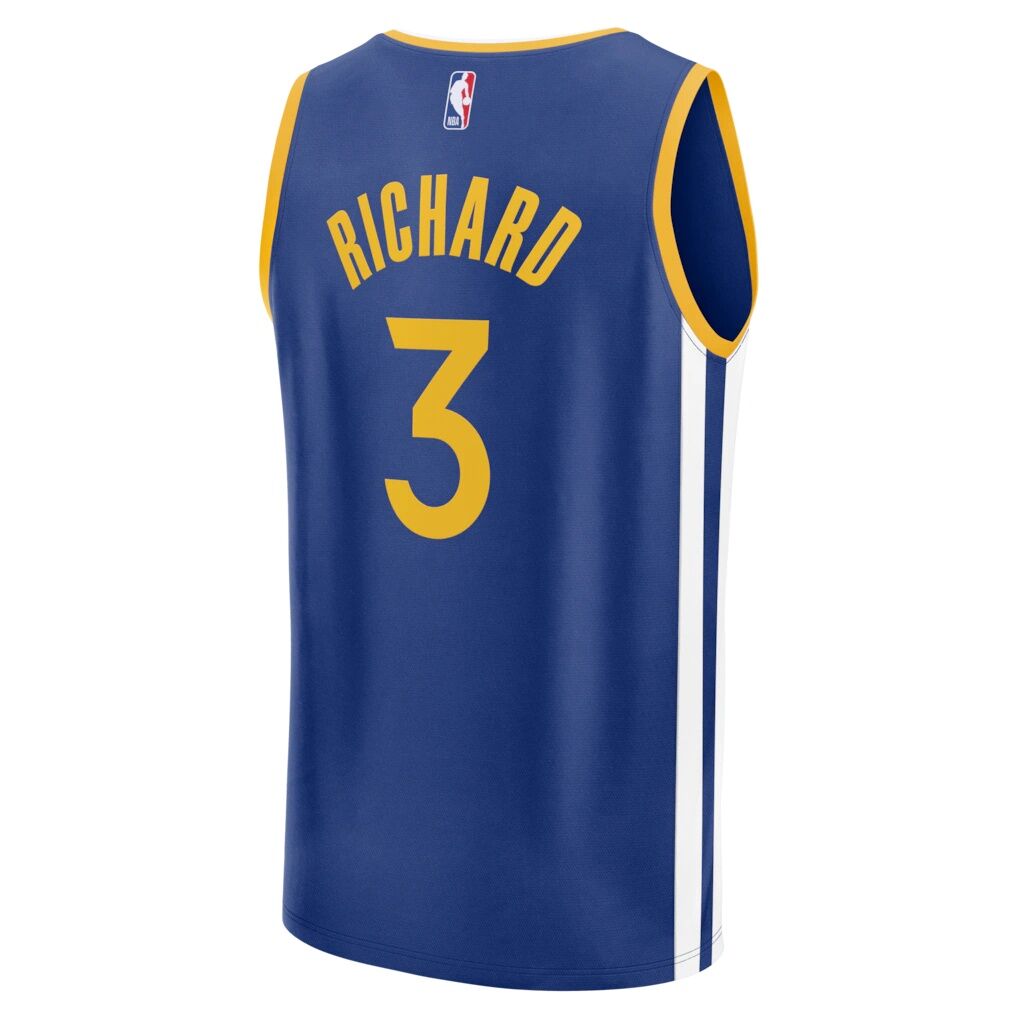 Will Richard Golden State Warriors Fashion7 Fast Break Replica Jersey - Blue - Icon Edition
