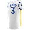 Will Richard Golden State Warriors Fashion7 Fast Break Replica Player Jersey - White - Detail View