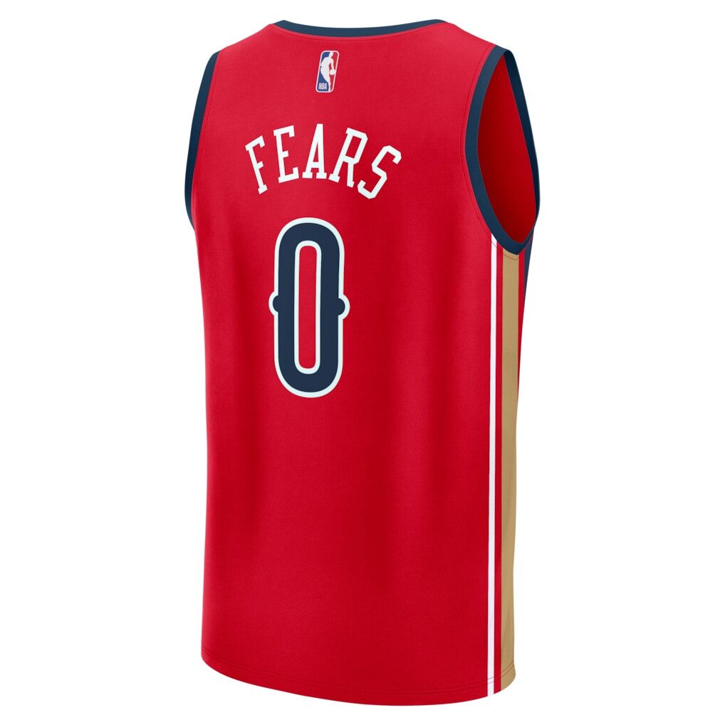 Jeremiah Fears New Orleans Pelicans Fashion7 Fast Break Replica Player Jersey - Statement Edition