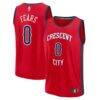 Jeremiah Fears New Orleans Pelicans Fashion7 Fast Break Replica Player Jersey - Red - Front View