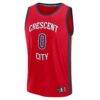 Jeremiah Fears New Orleans Pelicans Fashion7 Fast Break Replica Player Jersey - Red - Side View
