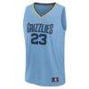 Cedric Coward Memphis Grizzlies Fashion7 Fast Break Replica Player Jersey - Statement Edition - - Side View