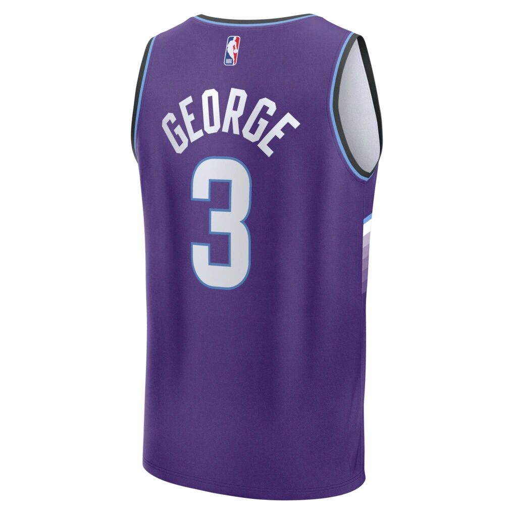 Keyonte George Utah Jazz Fashion7 Fast Break Replica Jersey - Purple - Icon Edition