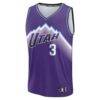 Keyonte George Utah Jazz Fashion7 Fast Break Replica Jersey - Purple - - Side View