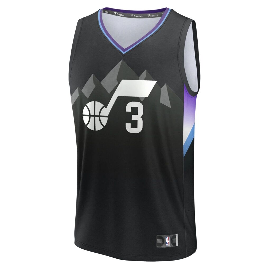 Keyonte George Utah Jazz Fashion7 Fast Break Replica Jersey - Statement Edition