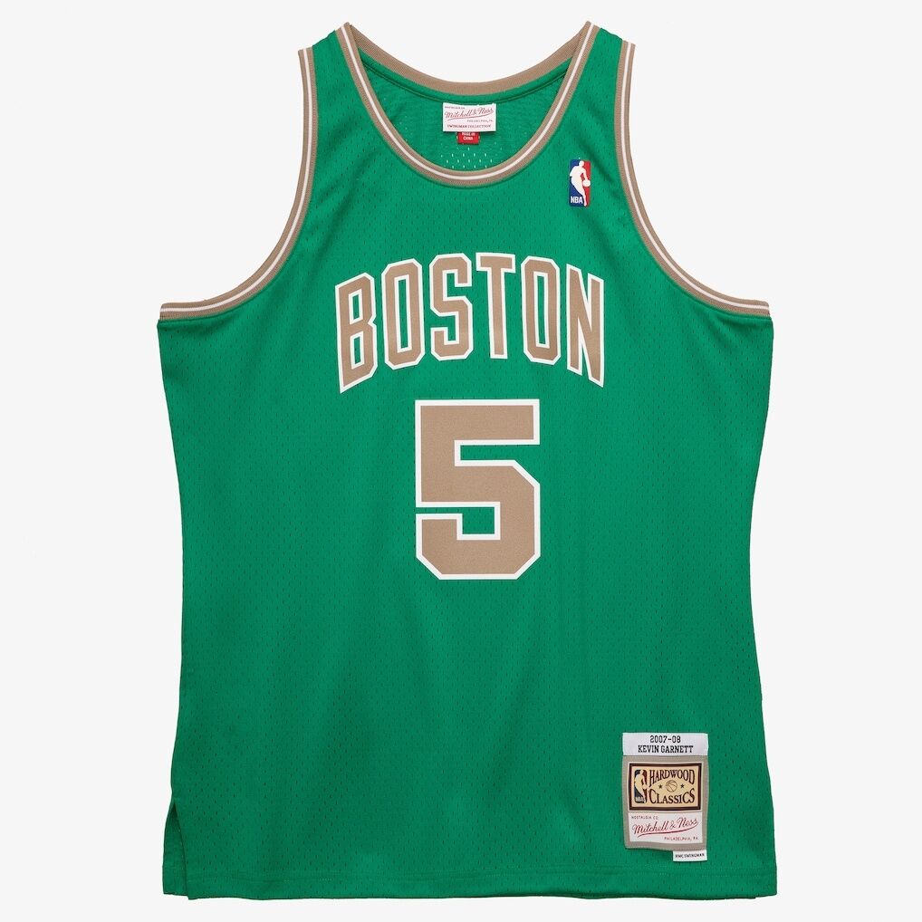 Kevin Garnett Boston Celtics Mitchell & Ness 2007-08 Hardwood Classics Swingman Jersey - Kelly Green