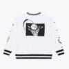 Cleveland Cavaliers Mitchell & Ness Arctic Fleece Sweatshirt - White - Front View