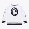 Boston Celtics Mitchell & Ness Arctic Fleece Sweatshirt - White - Front View