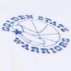 Golden State Warriors Mitchell & Ness Arctic Fleece Sweatshirt - White - Front View