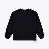 Denver Nuggets Mitchell & Ness Women's Hardwood Classics Script Lightweight Sweatshirt - Black - Side View