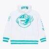Memphis Grizzlies Mitchell & Ness Artic Fleece Hoodie - White - Side View