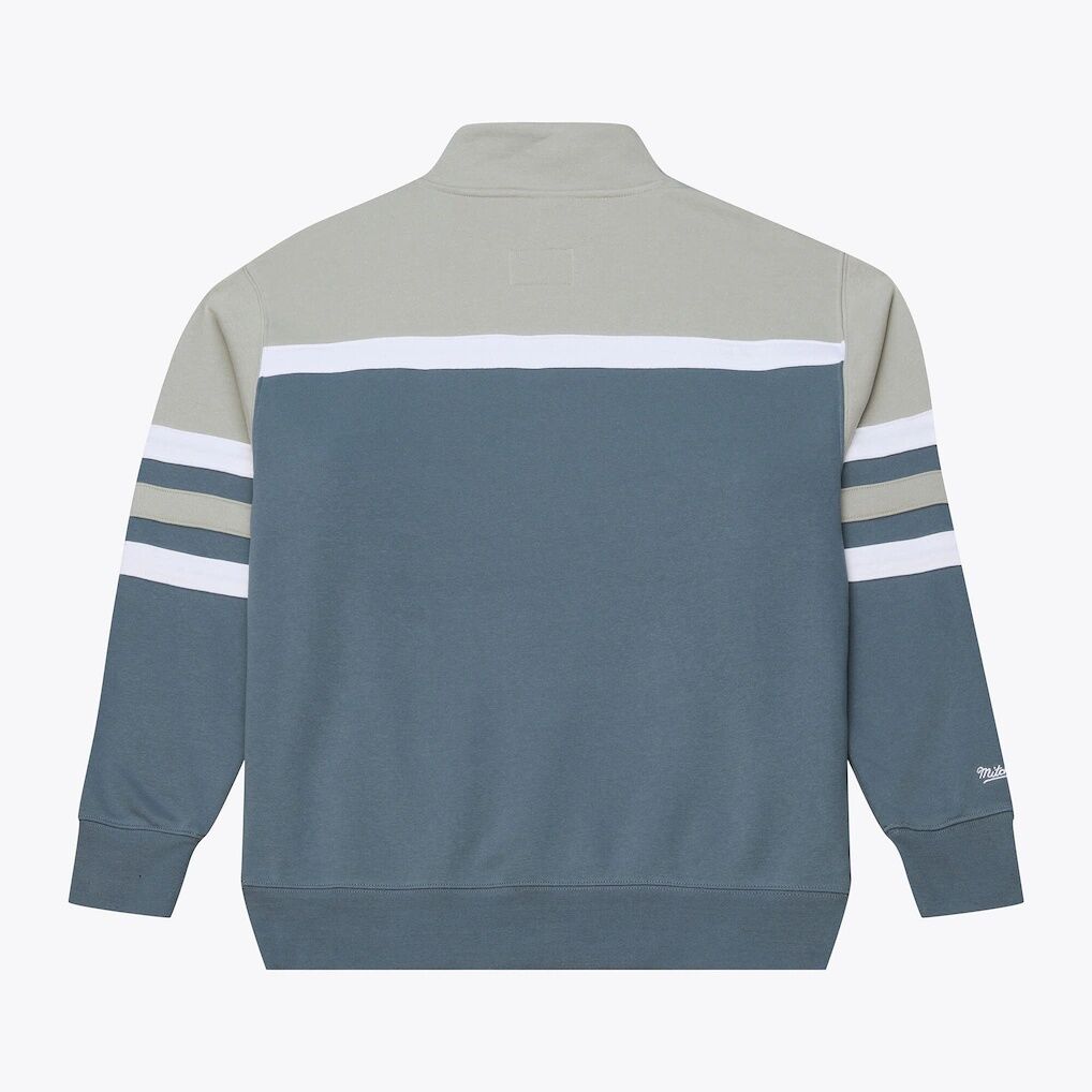 Chicago Bulls Mitchell & Ness Thunderstorm Head Coach Quarter-Zip Jacket