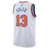 Tyler Kolek New York Knicks Nike Unisex Swingman Jersey - White - Detail View