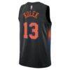 Tyler Kolek New York Knicks Jordan Brand Unisex Swingman Jersey - Black - Detail View