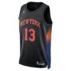 Tyler Kolek New York Knicks Jordan Brand Unisex Swingman Jersey - Black - Side View