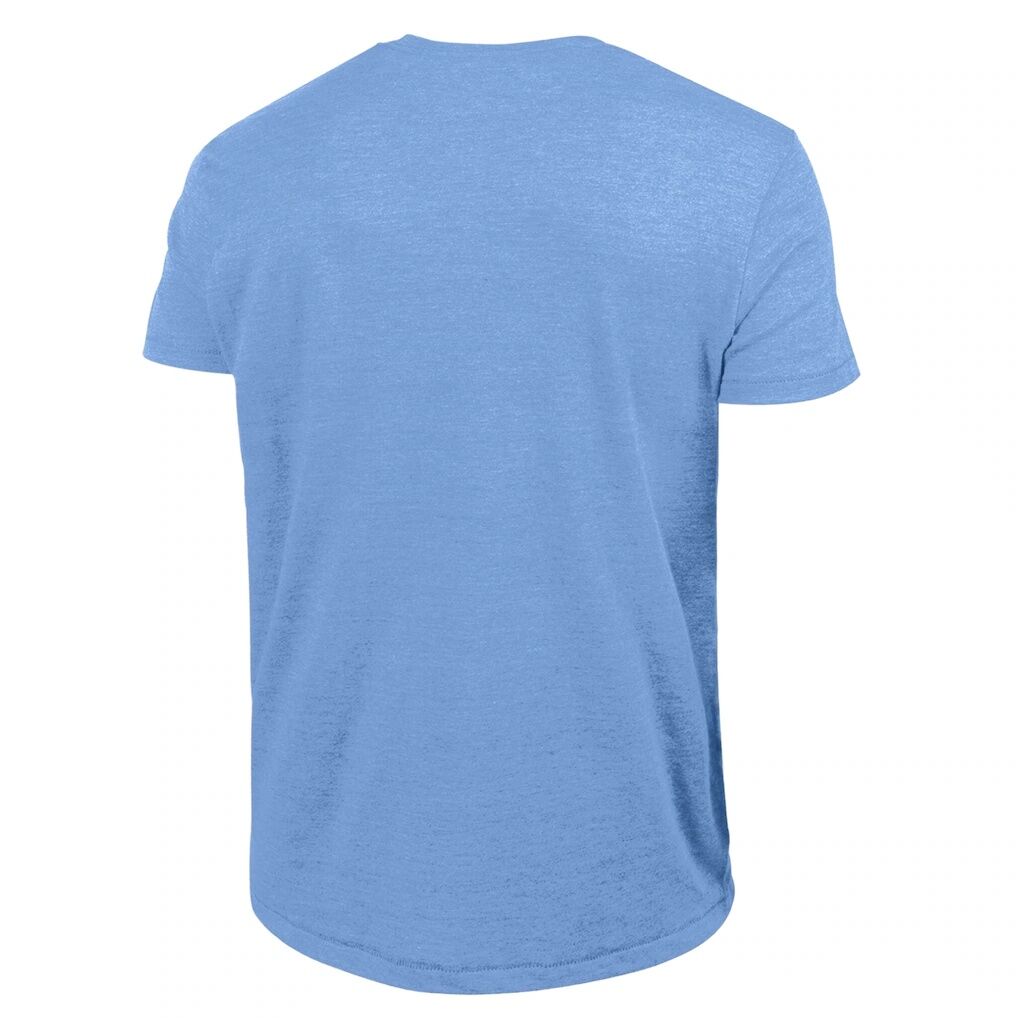 Kansas City Royals Champion Cooperstown Wordmark Lockup Tri-Blend T-Shirt - Light Blue